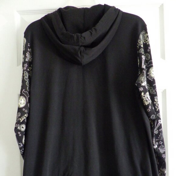 Her Universe Disney Haunted Mansion Glow In The Dark Icon Hoodie Sz M Black Glow - Picture 2 of 9